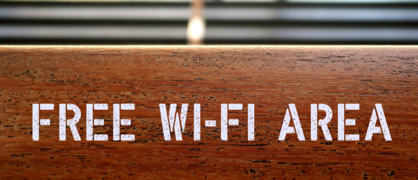 Wood,With,Text,Inscription,Free,Wifi,Area,,,Concept,Of